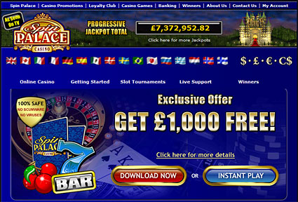 Visit Spin Palace Online Casino Now!